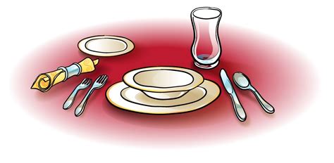 set the table clipart|free clip art place setting.
